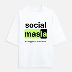 Social Masla - Infrastructure Tee - White