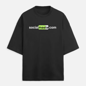 Social Masla - Branding Tee - Black